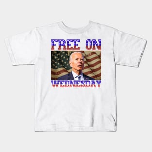 Free On Wednesdays Kids T-Shirt